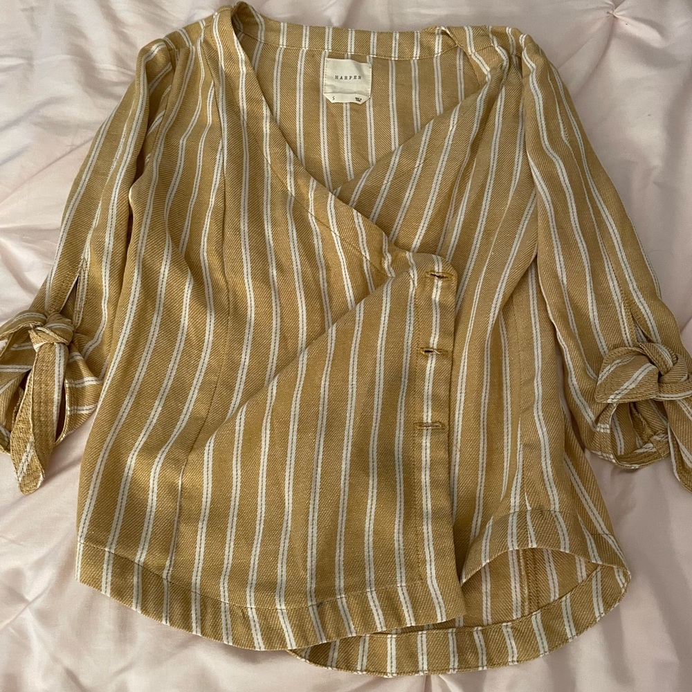 Harper wrap shirt